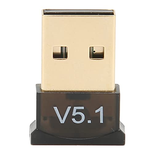 Cuifati USB-BT-Adapter V5.1, Laufwerksfrei, Große Abdeckung, Tragbarer Kabelloser Adapter für Heimunternehmen mit Praktischer und Praktischer, Breiter Kompatibilität für Win 7 8.1 10 11 von Cuifati