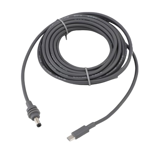 Cuifati -USB-C-zu-DC-Stromkabel, Bietet Schnelle und Stabile Daten übertragung, Wasserschutz Ersatz 18AWG, USB-Kabel Tragbar Langlebig, Geeignet für den Innen-und Außenbereich (49.2ft) von Cuifati