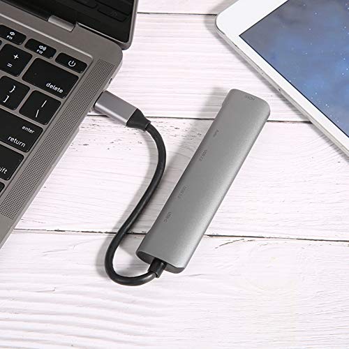 Cuifati USB C zu HDMI 3.0 Hub, 5-in-1-Typ-C-Dockingstation mit Audio 4K HD-Konverter, Plug & Play, Kompatibel mit den Neuesten Laptops mit USB-C-Anschlüssen von Cuifati