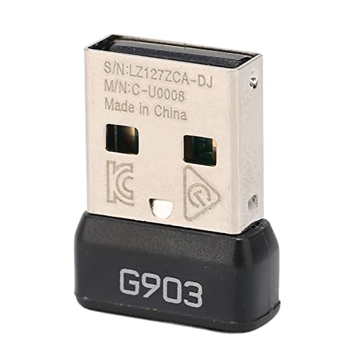 Cuifati USB-Dongle-Maus-Empfänger-Adapter Ersatz für G903 Wireless-Maus, 2,4 GHz Wireless Stabiles Signal, Kleiner Tragbarer USB-Empfänger-Gaming-Maus-Adapter von Cuifati