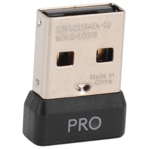 Cuifati USB-Dongle-Mausempfänger-Adapter, Ersatz für G Pro Kabellose Maus, 2,4 GHz Kabelloser Nano-USB-Empfänger, Stabiles Signal, Tragbarer Mäuseempfänger, Plug-and-Play von Cuifati