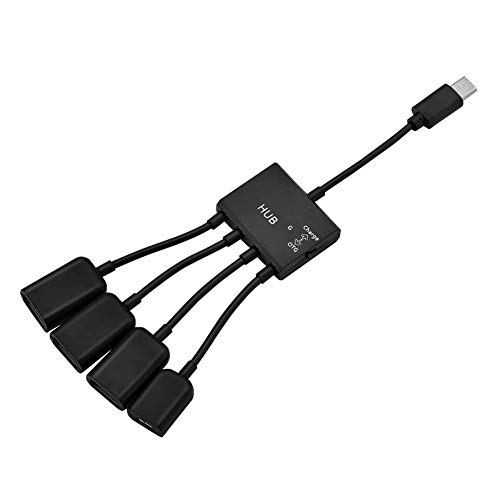 Cuifati USB-Hub Typ C 4 In 1 Plug-and-Play für Smartphone, Tablet oder Laptop von Cuifati