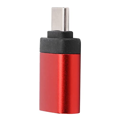 Cuifati USB3.0-Buchse auf Typ-C-Adapter OTG-Adapter Typ-C-USB3.0-Adapter, Computerzubehör (rot Keine Kette) von Cuifati