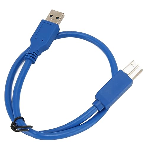 Cuifati USB3.0-Druckerkabel, USB-A-Stecker auf B-Stecker-Kabel, 1,64 Fuß 5 Gbit/s Hochgeschwindigkeits-Druckerscannerkabel für Datenübertragung, USB-A-Kabel für Festplatten, Drucker, von Cuifati