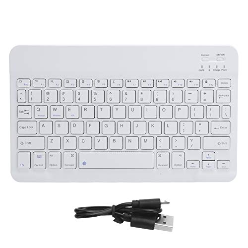 Cuifati Ultraflache Bluetooth-Tastatur Tragbare -Wireless-Tastatur, Universelle Schlanke Tragbare Kabellose Bluetooth-Tastatur mit Hintergrundbeleuchtung, 13-Zoll-78-Tasten-Tastatur von Cuifati