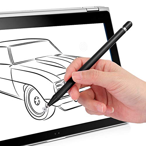 Cuifati Universal Screen Touch Pen Stylus Zeichenstift für, für, für, Weiche Spitze, kein Lärm, Leicht, Ideal Zum Spielen und Zeichnen (Schwarz) von Cuifati