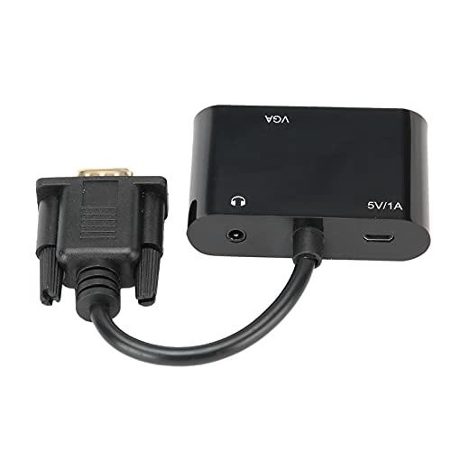 Cuifati VGA-zu-Adapter, TV-Projektor-Displays mit Audio-VGA-Stromrichter V-Projektor-Anzeigeadapter von Cuifati