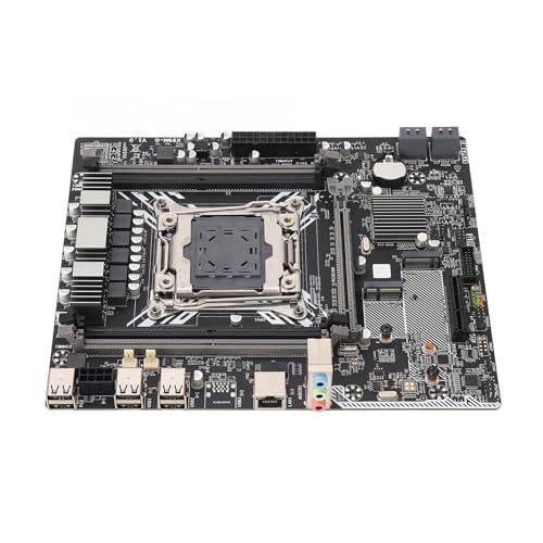 Cuifati X99M G Motherboard, LGA 2011 V3 CPU 4 DDR4 Gaming Motherboard mit SATA3.0/M.2 NVME, 128 GB DDR4, USB3.0/2.0, Gigabit-Netzwerkkarte, M.2 WiFi-Schnittstelle von Cuifati