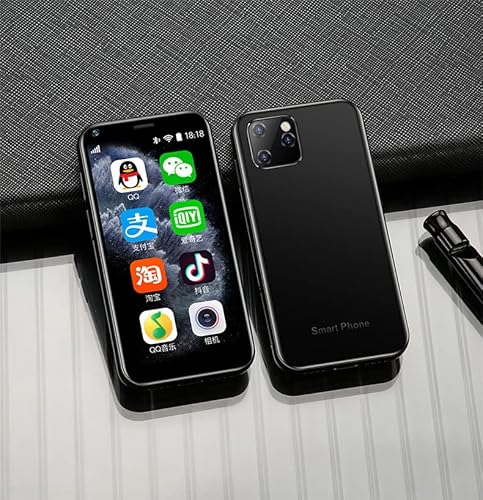 Cuifati XS11 2,5-Zoll-Supper-Smartphone, Entsperrtes Mobiltelefon Android 6.0 1 GB RAM 8 GB ROM 2023 Neujahrsgeschenke für (Schwarz) von Cuifati