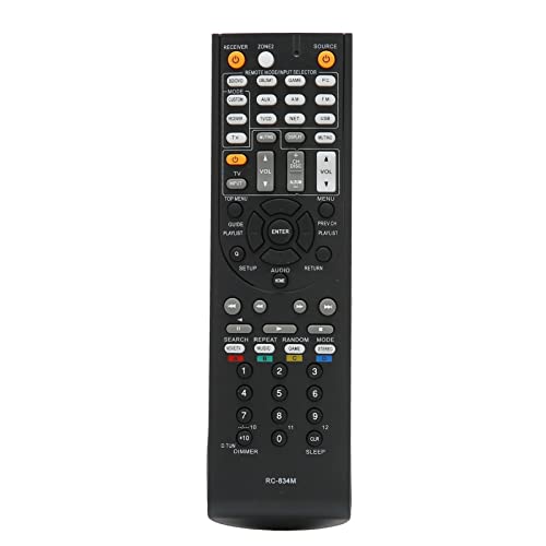 Cuifati für Fernbedienung, Ersatz-Universalfernbedienung für RC-865M HT-R758 HT-R791 RC-834M TX-NR515 HT-R990 TX-NR509, Schwarz von Cuifati