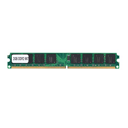 DDR2-Speicher-RAM, 2 GB DDR2-667-MHz-PC2-5300-PC-Speicher-RAM 240-Pin-Modulplatine, ungepufferte Desktop-Speichermodule, Notebook-Laptop-Speichermodule für Intel/AMD von Cuifati