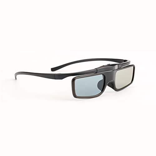 DLP-3D-Brille, Wiederaufladbare 144-Hz-3D-Active-Shutter-Brille für die Meisten DLP-Link-3D-Projektoren, 40 Stunden Ununterbrochene Arbeit, 3D-Brille für XGIMI ZX4 H1 für JMGO G1 G3 X1 für(WX60) von Cuifati