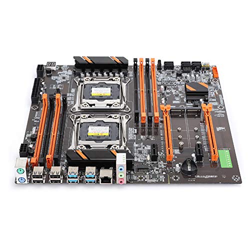 Desktop-Motherboard, Inter X99 LGA 2011 Gaming-Motherboard mit 2 NVME/6 SATA, 8 DDR4-, RJ45-Gigabit-Netzwerkkarte von Cuifati