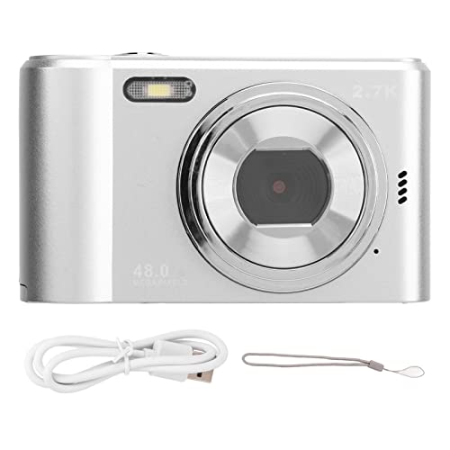 Digitalkamera, 4K-Ultra-HD-Minikamera für Fotografie-Vlogging, 44 MP 1080P 16-facher Zoom, 2,4-Zoll-IPS-Bildschirm, Integriertes Fülllicht, Tragbare Taschenkamera für Jugendliche von Cuifati