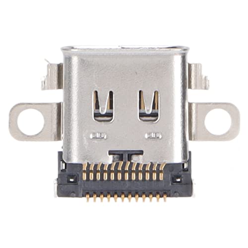 Ersatz-Ladeanschluss Typ C, Metall-USB-C-Ladebuchse für Switch-Konsole, Tragbar und Leicht, Stabil und Lebensdauer von Cuifati