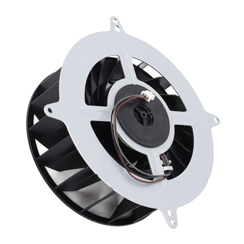 Ersatz-interner Lüfter für Slim Console Disc Digital Edition, 18 Flügel, CPU-Lüfter, Kühler, 3-polig, DC 12 V, 2,0 A, Silence-Spielekonsolen-Lüfter, PS5-CPU-Lüfter von Cuifati