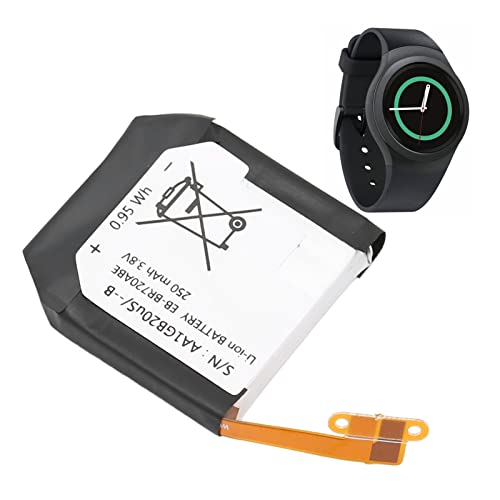 Ersatzakku für Gear Classic SM R720 SM R732 Smart Watch, 250 MAh EB BR720ABE Lithium-Ionen-Akku, Eingebauter Mikrochip-Multi-Safe-Schutz von Cuifati