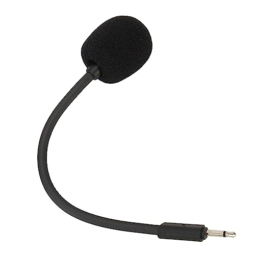 Game-Mikrofon-Ersatz für JBL Quantum 100, Geräuschunterdrückender Schwamm, Verstellbarer Mikrofonarm, 2,5 Mm Abnehmbares Game-Boom-Mikrofon für Gaming-Headsets von Cuifati