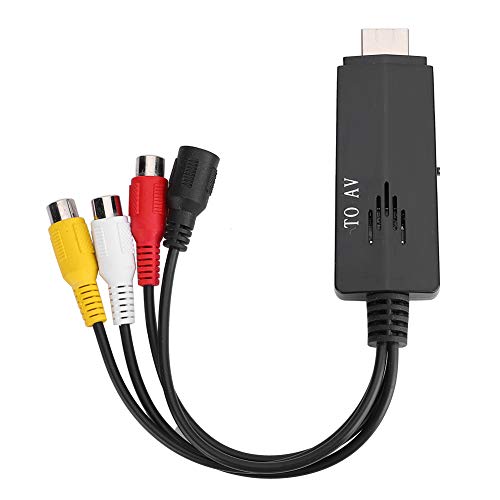 HDMI zu AV RCA Konverter Adapter Kabel Konverter HD 1080P Stecker auf Buchse HDMI Videosignal zu RCA CVB Composite Video für für DVD für PS3 Kabelbox von Cuifati