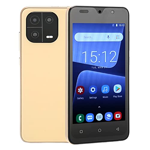 I14 PRO MAX 3G Entsperrtes Handy, 4 GB RAM 32 GB ROM 5,0-Zoll-HD-Bildschirm, Dual-SIM-Smartphone, für Android 10 Ultra Thin Face Unlock-Handy, 5 MP 8 MP Dual-HD-Kamera, 3500 MAh von Cuifati