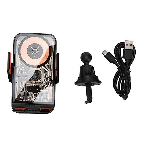 Kabellose Auto-Ladegerät-Halterung, 15 W, Schnelles Aufladen, Automatische Klemmung, Auto-Ladegerät, Handy-Halterung, Passend für iPhone 14 13 12 11 Pro Xs, Galaxy S23 Ultra Kabellose Auto-Ladegerät-Halterung, 15 W, Schnelles Aufladen, Automatische Klemmung, Auto-Ladegerät, Handy-Halterung, Passend für iPhone 14 13 12 11 Pro Xs, Galaxy S23 Ultra von Cuifati