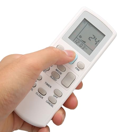 Klimaanlagen-Fernbedienung, Ersatz ACSON DAIKIN APGS02 ECGS02, Empfindliche Tasten, LCD-Display, Ersatz-AC-Fernbedienung, Universelle AC-Fernbedienung für DAIKIN (Weiss) von Cuifati