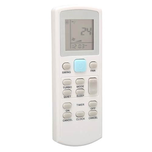 Klimaanlagen-Fernbedienung, Ersatz für ACSON DAIKIN APGS02 ECGS02, Universelle Klimaanlagen-Fernbedienung mit Empfindlichen Tasten, LED, Schwarze Untertitel (Weiss) von Cuifati