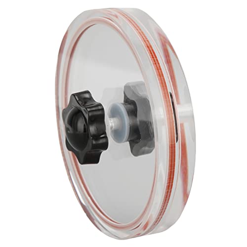 LP Record Label Saver Record Clean Saver Wasserdicht Transparent Schallplatte Reinigung Schutz Clip Klemme (Rot) von Cuifati