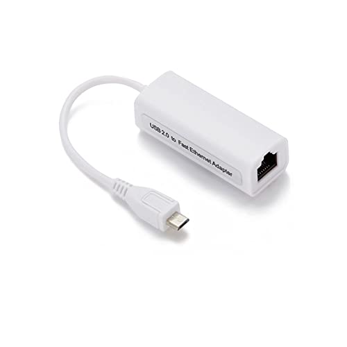 Micro USB 2.0 zu Ethernet 10/100 m RJ45-Netzwerk-LAN-Adapterkarte für Zero 1.3 / W-Motherboard, Tablet von Cuifati