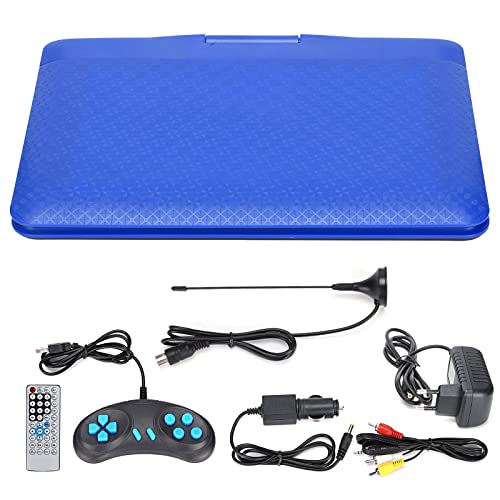 Mobiler DVD-Player, Unterstützungsspielfunktion, Intelligente Abschaltspeicherfunktion, Geeignet für ältere Menschen, Kinder, Mittleres Alter, Junge Leute.(Blau) von Cuifati