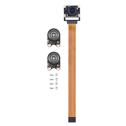 Modulkamera für Zero, 5-MP-Nachtsicht-Kameramodul mit 2 Fülllichtern, Weitwinkel-Kameraobjektiv, Bietet EIN Breiteres Sichtfeld, mit 5-MP-OV5647-Webcam-Sensor Modulkamera für Zero, 5-MP-Nachtsicht-Kameramodul mit 2 Fülllichtern, Weitwinkel-Kameraobjektiv, Bietet EIN Breiteres Sichtfeld, mit 5-MP-OV5647-Webcam-Sensor von Cuifati