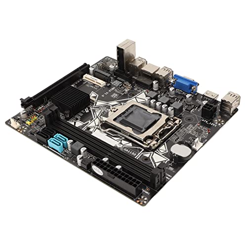 Motherboard, Inter H81A LGA1150 DDR3 Computer Motherboard, mit SATA3.0/2.0, NGFF-M.2M, USB3.0/2.0, Gigabit NIC ATX Motherboard mit VGA + HDML von Cuifati