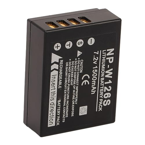 NP W126S Digitalkamera-Akku für Fuji XS10 X100V XT30 XT20 XE4 A5, 1500 MAh Wiederaufladbarer Kamera-Backup-Lithium-Ionen-Akku von Cuifati