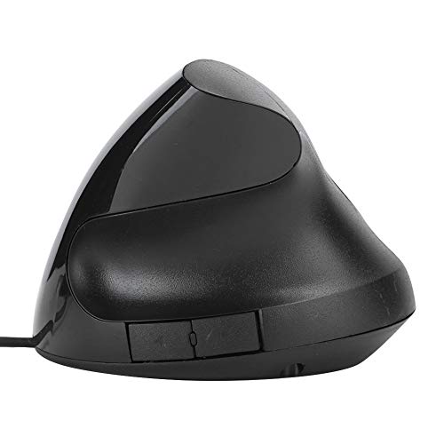 Optische Vertikale Maus Aufrechte Büromaus Kabelgebundene Maus Schwarze USB-Empfänger-Mäuse von Cuifati