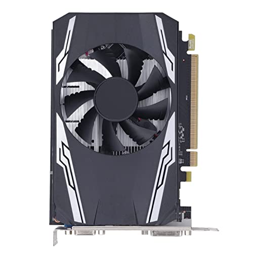 R7240 4 GB DDR3 Gaming-Grafikkarte, 2560 X 1600 Single Fan Computer PC Video Grafikkarte GPU, 128 Bit DirectX 11 PCI Express 3.0 16X VGA DVI HDMI, 730 MHz Core 4600 MHz Speicher von Cuifati