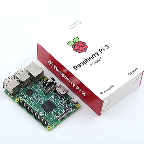 Raspberry Pi 3 Model B Board mit WiFi Bluetooth, 1,2 GHz 64 Bit Quad Core ARM Cortex A53 CPU 1 GB LPDDR2 Speicher von Cuifati