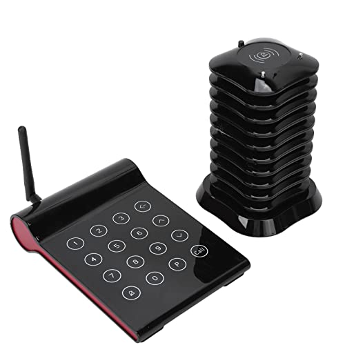 Restaurant-Pager-System 10 Untersetzer 998 Kinderzimmer-Pager Drahtloses Paging-Warteschlangen-Rufsystem 800 Bis 1000 M Pager für Wartende Gäste, für Restaurant Clinic Cafe Shop Restaurant-Pager-System 10 Untersetzer 998 Kinderzimmer-Pager Drahtloses Paging-Warteschlangen-Rufsystem 800 Bis 1000 M Pager für Wartende Gäste, für Restaurant Clinic Cafe Shop von Cuifati