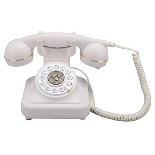 Retro-Telefon, Sound-Gästebuchfunktion, Premium-Vintage-Festnetzanschluss mit 8 GB Speicher für die Hochzeitsfeier zu Hause von Cuifati