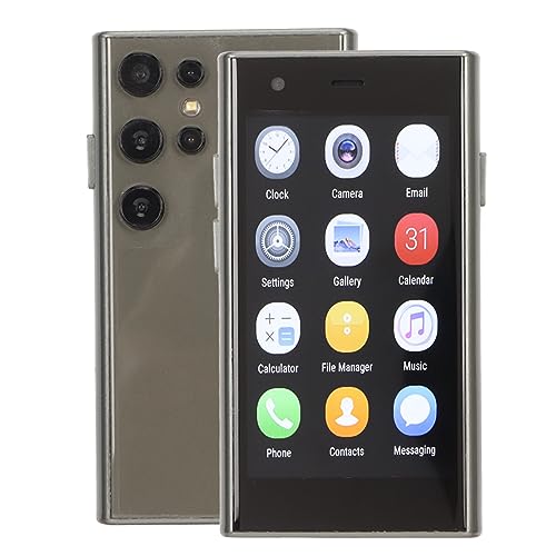 Cuifati S23 Pro Super-Smartphone für Kinder, 3G-Netzwerk-Handy Entsperrt, Android 8.1, 2 GB, 16 GB ROM, 3,0-Zoll-LCD, HD-Kamera, Dual-SIM-Kartensteckplatz, Unterstützt WiFi von Cuifati