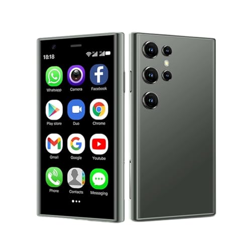 SOYES S23 Pro -Smartphone, 3,0 Zoll, 3D-Glas, Ultradünn, WiFi, Dual-Kameras, 3G-Kartentaschentelefon, für8.1, Bestes Backup-Telefon (Schwarzgrün) von Cuifati
