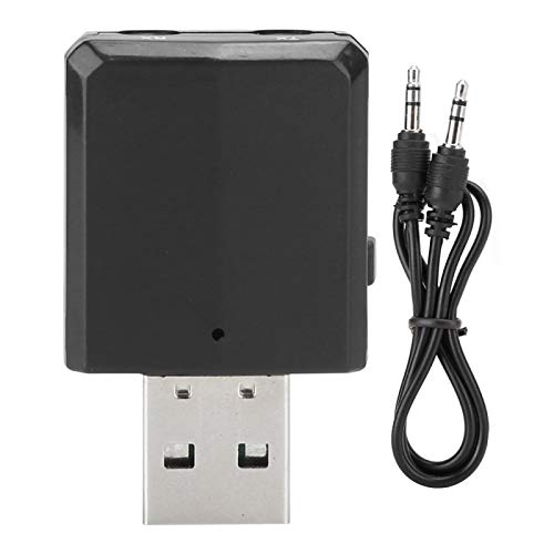 Schwarzer USB 5V Netzteil Bluetooth Empfänger Sender, Musik Empfänger Sender, Bluetooth V5.0 EDR für Car TV PC Kopfhörer von Cuifati