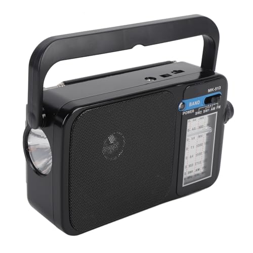 Seniors Notiowere, Tragbare Volle Band SW AM FM Wetterradios, Batterie -Power -Survival -Radio mit Taschenlampe und Reading Light & Bluetooth für Home Outdoor Seniors Notiowere, Tragbare Volle Band SW AM FM Wetterradios, Batterie -Power -Survival -Radio mit Taschenlampe und Reading Light & Bluetooth für Home Outdoor von Cuifati