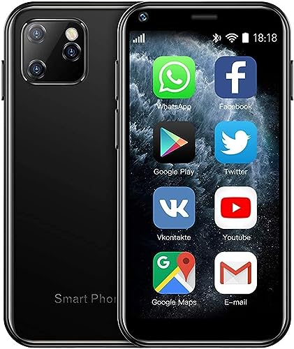 Superkleines -Smartphone, 3G-Dual-SIM-Handy, 1 GB RAM, 8 GB ROM, für Android 6.0, Entsperrtes Kindertelefon, Taschenhandy, 2,5-Zoll-Telefon, das Kleinste Handy der Welt (Grün) von Cuifati