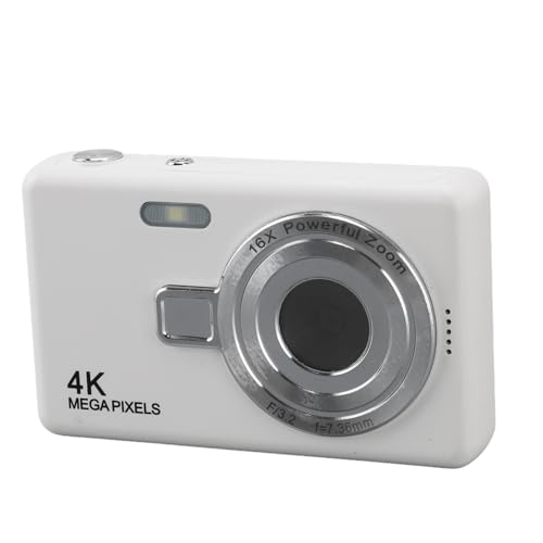 Taschen-Digitalkamera für Fotografie, 12 MP 1080P HD Point-and-Shoot-Kamera mit 2,4-Zoll-TFT-Bildschirm, 16-facher Zoom, Autofokus, Anti-Shake-Video-Vlogging-Kameras, von Cuifati