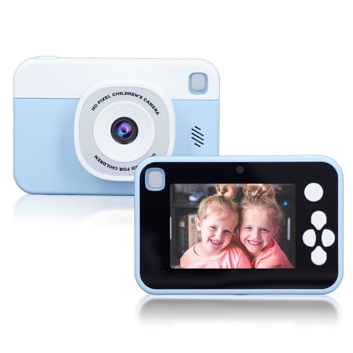 Taschen-Digitalkamera für Kinder, 48 MP FHD 1080P Point-and-Shoot-Digitalkamera mit 2,4-Zoll-IPS-Bildschirm, 4-Fach-Zoom-Autofokus, Kleine Videokamera für Teenager, Erwachsene, von Cuifati
