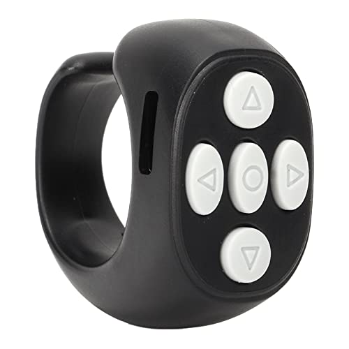 Tik Tok Bluetooth-Fernbedienung Page Turner, Bluetooth 5.3 Video Scrolling Ring Kamera Shutter Remote Selfie Button Clicker für IOS für Android Smartphones Tablets von Cuifati