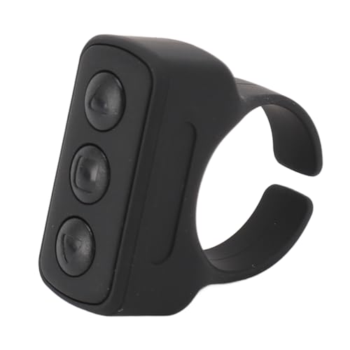 TikTok-Fernbedienungs-APP-Seitenwender, Bluetooth-Scrolling-Ring-Clicker-Fingerspitzen-Controller für Neuartige Kamera-Videoaufzeichnung, Auslöser-Selfie-Taste für (Black) von Cuifati