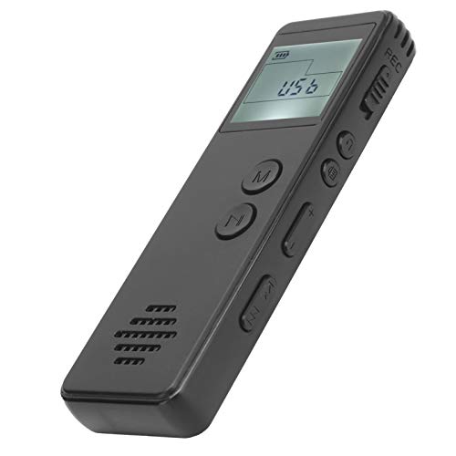 Tragbarer Digitaler Diktiergerät MP3-Player, Integrierte Professionelle Audioaufnahme, Rauschunterdrückung, USB 2.0, Einfache Bedienung für Meetings, Vorträge, Interviews von Cuifati