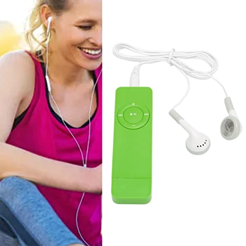 Tragbarer MP3-Player Mit Kopfhörer, 64 GB Musik-Player HD-Sound, 2023 Neuer U Disk 2 in 1, für PC-Laptop (Grün) von Cuifati