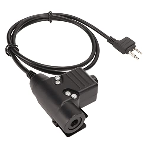 U94 PTT-Adapter Push-to-Talk-Taste Walkie-Talkie-Headset-Anschlusskabel für Alan, für Midland für Nautico, 2-polige Klinke, Zwei-Wege-2-poliges Walkie-Talkie-Radio U94 PTT-Adapter Push-to-Talk-Taste Walkie-Talkie-Headset-Anschlusskabel für Alan, für Midland für Nautico, 2-polige Klinke, Zwei-Wege-2-poliges Walkie-Talkie-Radio von Cuifati